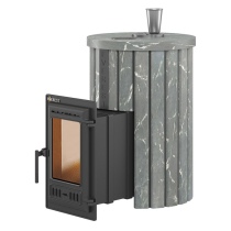 Печь для бани Эверест Steam Master 18 ЧУГУН в ламелях (Талькохлорит, S-20)