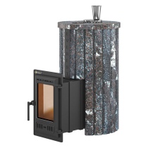 Печь для бани Эверест Steam Master 24 ЧУГУН в ламелях (Амфиболит, S-20)