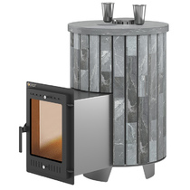 Печь для бани Эверест Steam Master 30 INOX Ламель Талькохлорит