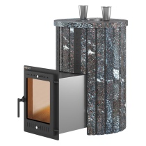 Печь для бани Эверест Steam Master 30 НЕРЖ. в ламелях (Амфиболит, S-20)