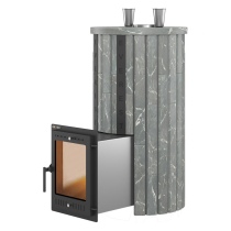 Печь для бани Эверест Steam Master 44 НЕРЖ в ламелях (Талькохлорит, S-20)