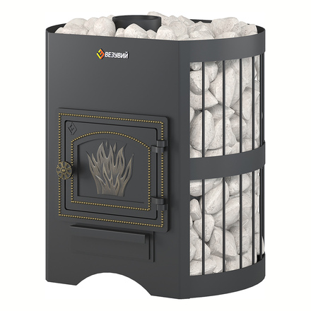 Стальная печь для бани Везувий Скиф Стандарт 12 (ДТ-3) б/в