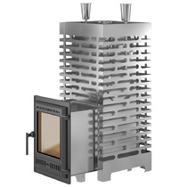 Печь для бани ASTON 30 INOX (320) Long со стеклом