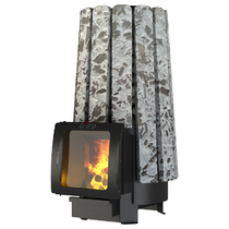 Печь для бани GRILL'D Cometa 180 Vega Short Window Max Stone с закрытой каменкой