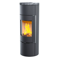  Astov R1.0 L (пироксенит)(Дверца Радиусное стекло, Ручка Длинная (Серая))