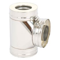   Тройник ТиС Термо 87° ТРТ-Р + 2 хомута, AISI 310/AISI 304(Ø 150/250 мм)