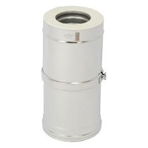   Труба телескопическая ТиС Термо L300-450 ТТТ-Р с хомутом, AISI 310/AISI 304(Ø 130/230 мм)