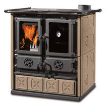   Отопительно-варочная печь La Nordica Rosetta 5.0 Maiolica(Красный (Bordeaux))