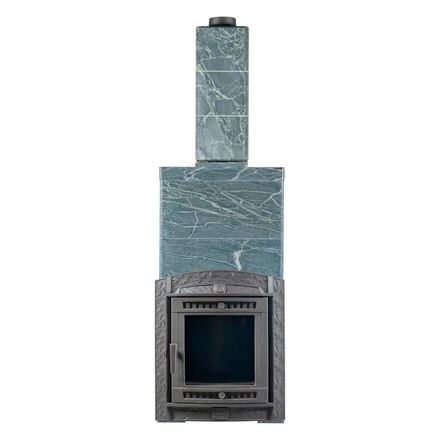  Банная печь ПроМеталл Атмосфера XL в облицовке Империя(Талькохлорит)