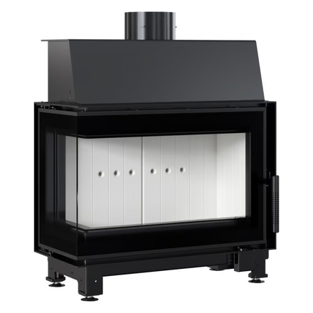   Каминная топка Kratki SIMPLE/S/BS(Расположение  L - Стекло слева, Футеровка Черная)