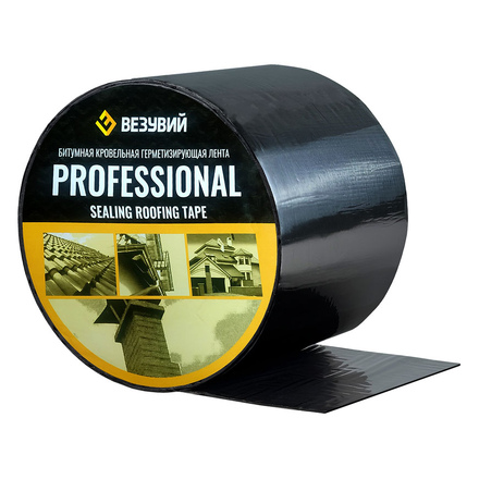   Лента алюмобитумная кровельная Везувий (10см х 1м)(алюминий)