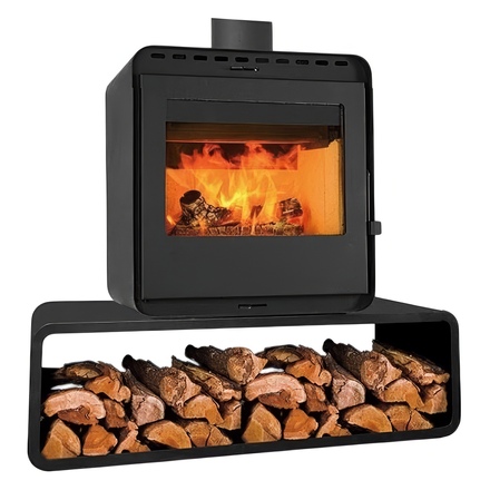   Печь-камин Denner Fire Lumen Nest с дровником