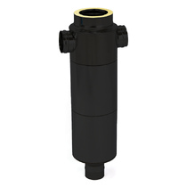   Узел проходной вентилируемый УПШ ТиС ТермоВент L1000, AISI 430 Black(Ø 115/150/210 (260) мм)