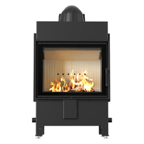   Каминная топка Kratki LUCY/12/NEW(Футеровка Белая, Доводчик Без доводчика)