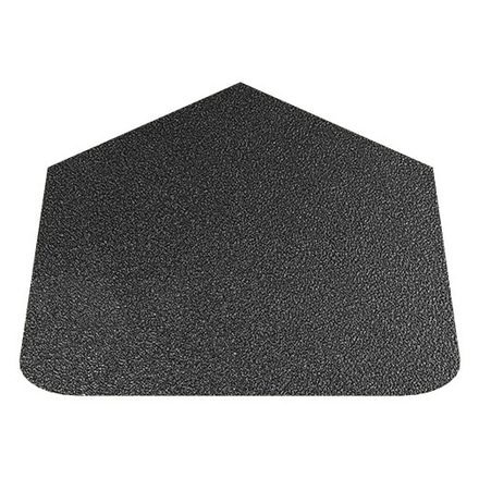   Лист напольный угловой Везувий R100(Цвет Антрацит)