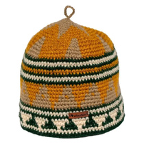   Шапка вязаная для бани Woodson Viking без косичек (жёлтый)