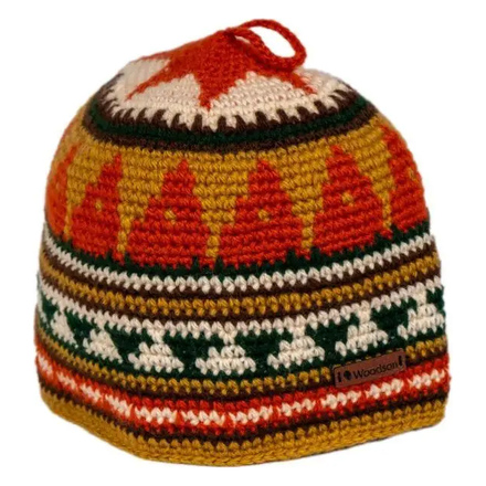   Шапка вязаная для бани Woodson Viking без косичек (оранжевый)