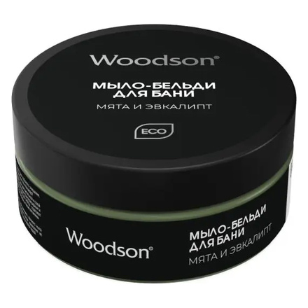   Мыло-бельди для бани и сауны Woodson(Мята и эвкалипт)