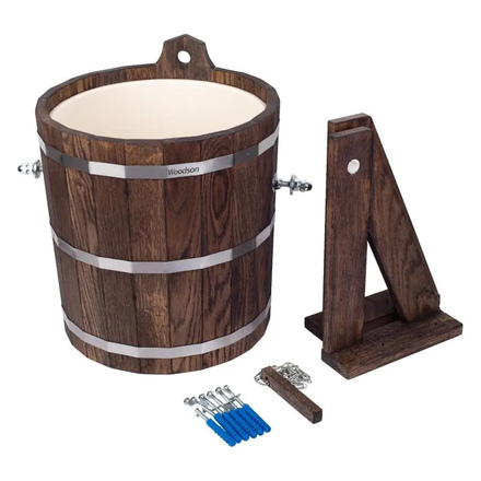   Обливное устройство Woodson с пластиковой вставкой(Дуб в тёмном)