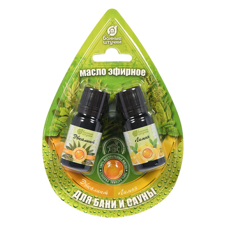   Набор масел Банные штучки из 2-х флаконов(Аромат Апельсин + Сосна)