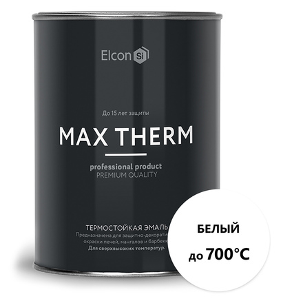   Эмаль Elcon термостойкая (банка 0,8кг) +700(красно-коричневая)