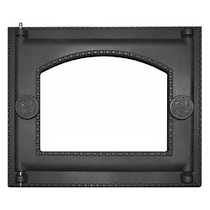   Дверка топочная со стеклом Рубцовск ДТ-6АС (280х240)