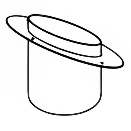   Наклонная потолочная пластина для камина Rocal Born