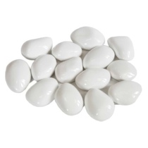   Керамическая галька Kratki №14 белая