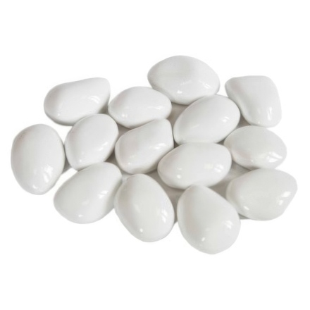   Керамическая галька Kratki №14 белая