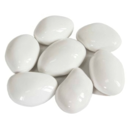   Керамическая галька Kratki №7 белая