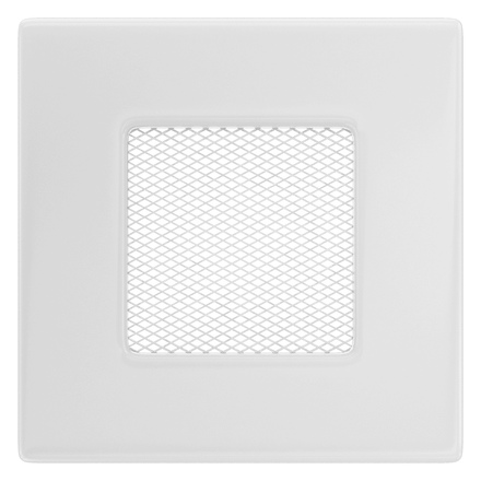   Вентиляционная решетка Kratki белая(Высота 11 см, Ширина 17 см)