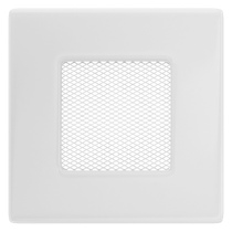   Вентиляционная решетка Kratki белая(Высота 11 см, Ширина 24 см)