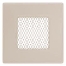   Вентиляционная решетка Kratki кремовая(Высота 11 см, Ширина 17 см)
