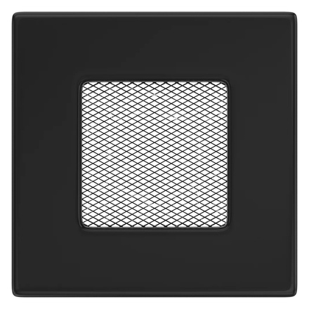   Вентиляционная решетка Kratki черная(Высота 11 см, Ширина 17 см)