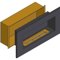   Теплоизоляционный корпус для встраивания в мебель для очага ZeFire(Elliot 900, Sirius 900, Flagman 700)