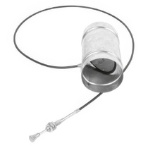   Регулятор воздухозаборника Kratki с тросом (дросcель)(Ø 125 мм )