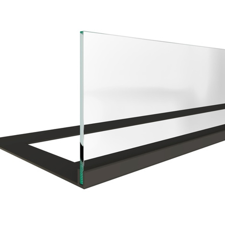   Стекло для биокамина Zefire Standart 825 для встраивания в портал