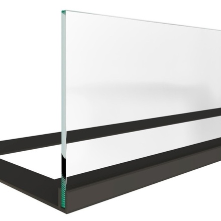   Стекло декоративное для биокамина Zefire Standart 800 для встраивания в портал