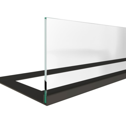   Стекло декоративное для биокаминов Zefire Elliot 900 long, Sirius 900 long и Flagman 700 long