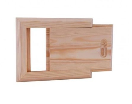   Задвижка вентиляционная SAWO(Материал: кедр)