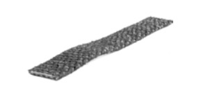   Уплотнитель с плоской самоклеющейся лентой Schmid L=1 м(15 x 2 мм, серый)