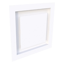   Вентиляционная решетка рамка Astov серия Х(Модель Х1 (300х300 мм), Цвет Серый)