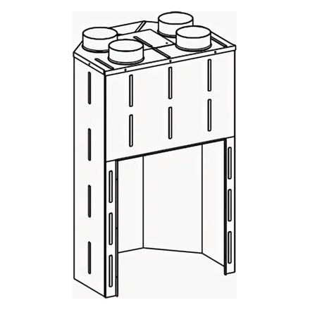   Конвекционный кожух для туннельных топок Astov(Модель топки ПТ 10057)
