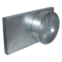   Переходник Kratki допуск воздуха-труба(Ø 125 мм (PDR90/125))