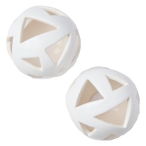   Декоративные керамические шары ZeFire(Цвет Чёрные, Отверстия Круглые трех размеров)