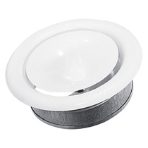   Анемостат Kratki(Диаметр 150 мм, Цвет Белый)