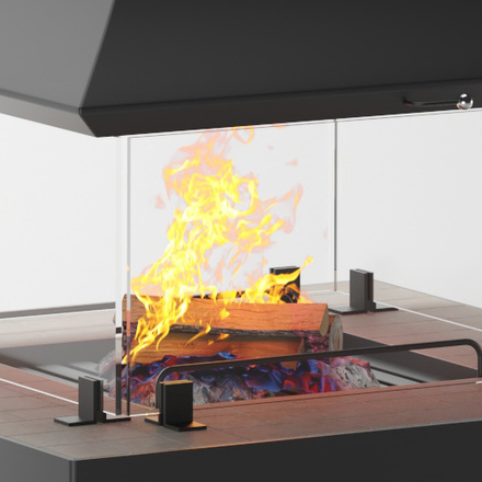   Комплект огнеупорных стекол OpenFire для моделей Candle, Tower(Стандарт)