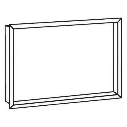   Рамка декоративная для открытых топок Astov (80 мм)(Модель топки ОПС 900)