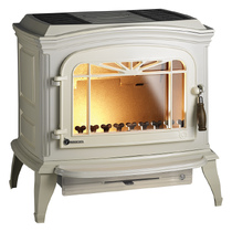   Печь-камин Invicta Bradford эмаль слоновая кость