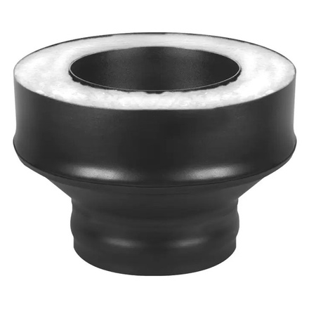 Старт-сэндвич Везувий BLACK (AISI 430/1,0мм, Keralux)(Ø 120/200 мм)